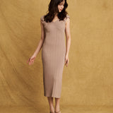 Gabrielle Dress Almond