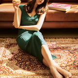 Catherine Dress Emerald