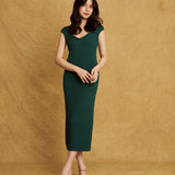 Catherine Dress Emerald