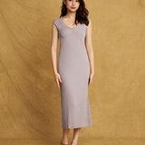 Catherine Dress Silver Gray