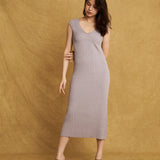 Catherine Dress Silver Gray