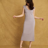 Catherine Dress Silver Gray