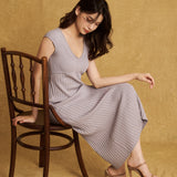 Catherine Dress Silver Gray