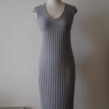 Catherine Dress Silver Gray