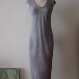 Catherine Dress Silver Gray