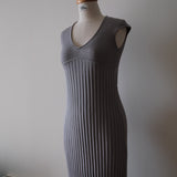 Catherine Dress Silver Gray