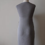 Catherine Dress Silver Gray